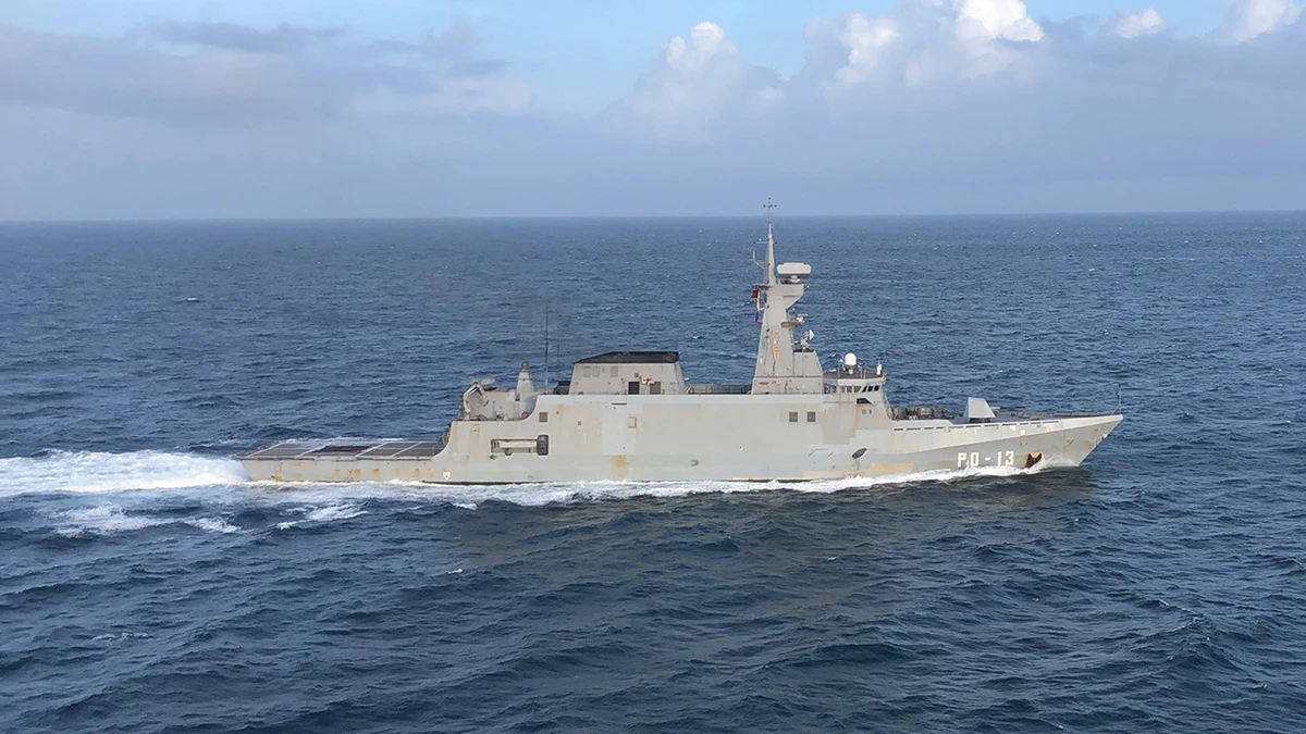 Patrullero ocenico de vigilancia AB Yekuana (PO-13). Foto: Armada Bolivariana